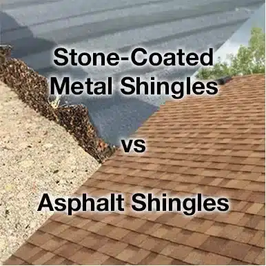 Stone-Coated Metal Shingles vs Asphalt Shingles