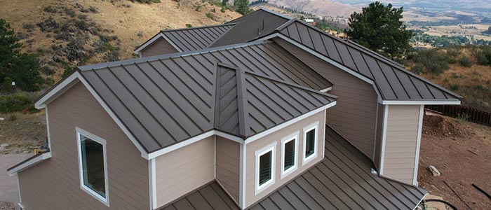new standing seam metal roof in fort collins