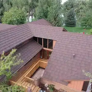new stone-coated metal roof on house in Greeley, CO